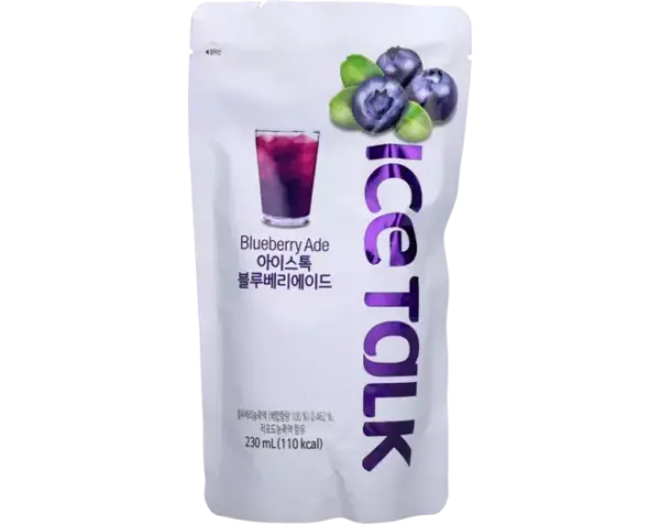 Ice Talk Blueberry Ade (zakje) 230ml (Koreaans)