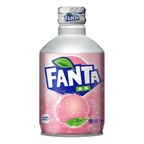 Fanta White Peach Aluminium fles 300ML (Made in Japan)