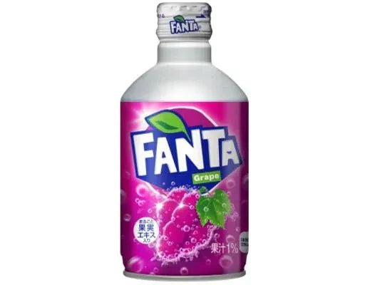 Fanta Grape Aluminium Bottle  300ML (Made in Japan)