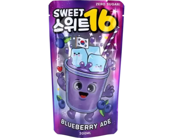 Sweet16 Blueberry Ade (Zero Sugar)200ml (Korea)